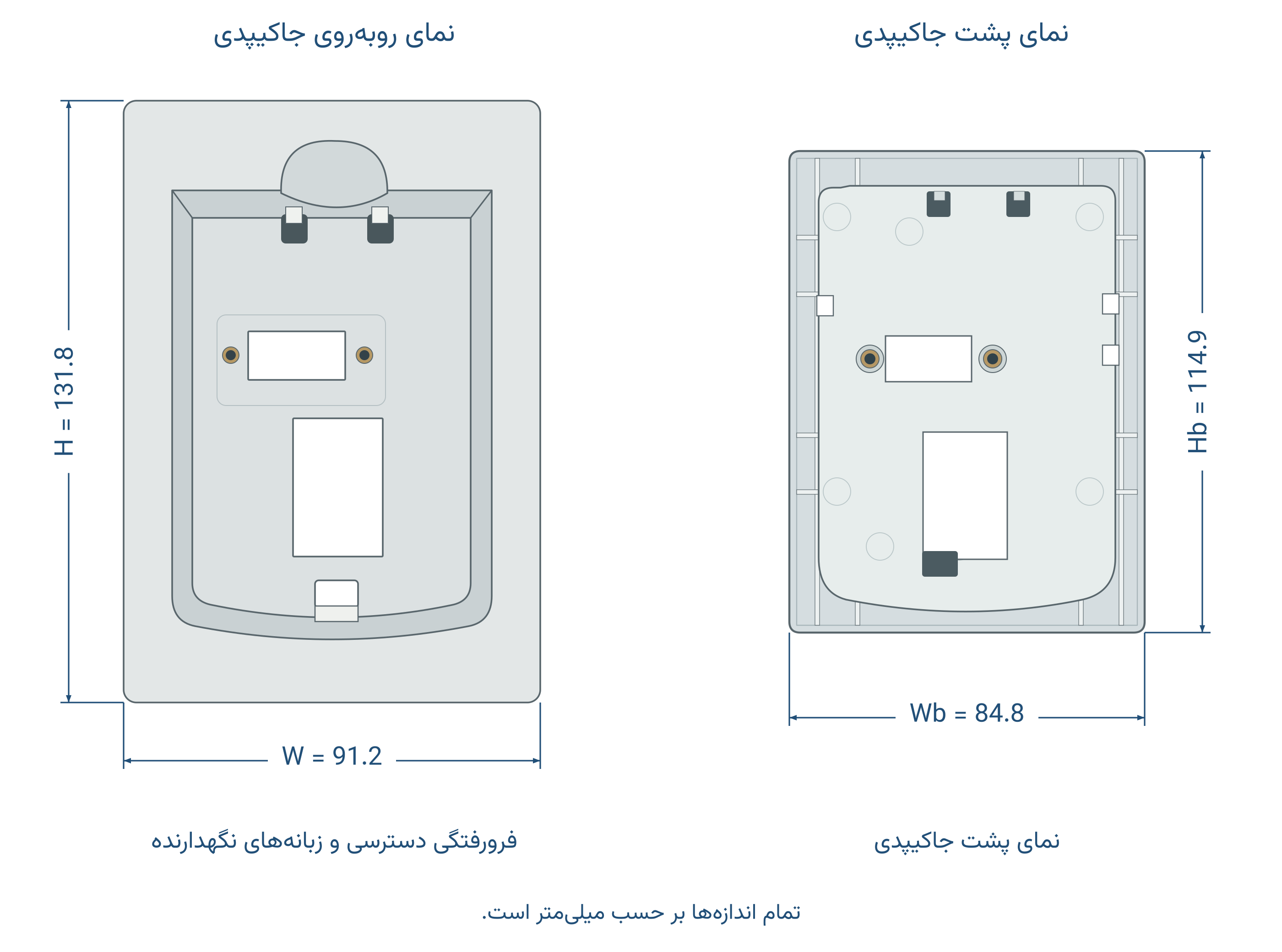 نماهای جاکیپدی و ابعاد آن