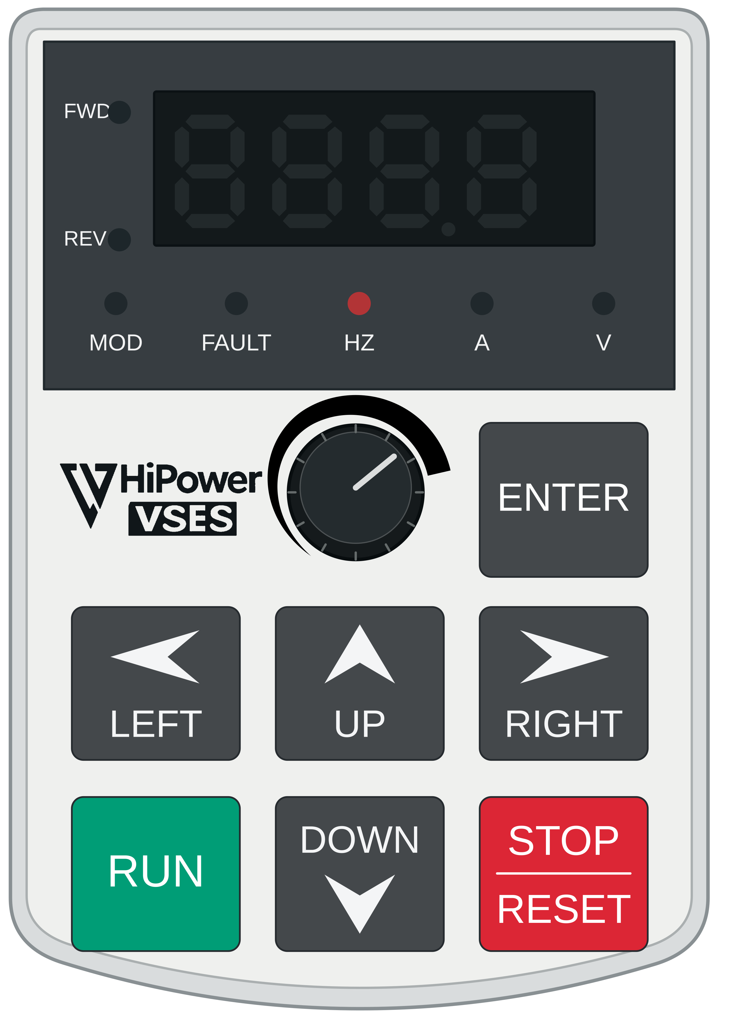 نمای وکتور کیپد HiPower VSES
